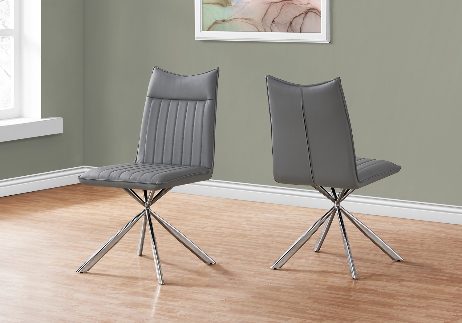 Appaloosa Gray Side Chair, Set of 2 - Thumbnail - Image 1