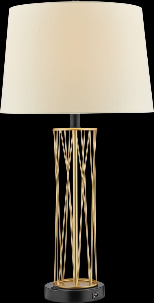 Appaloosa Point Gold Table Lamps, Set of 2 - Thumbnail - Image 4