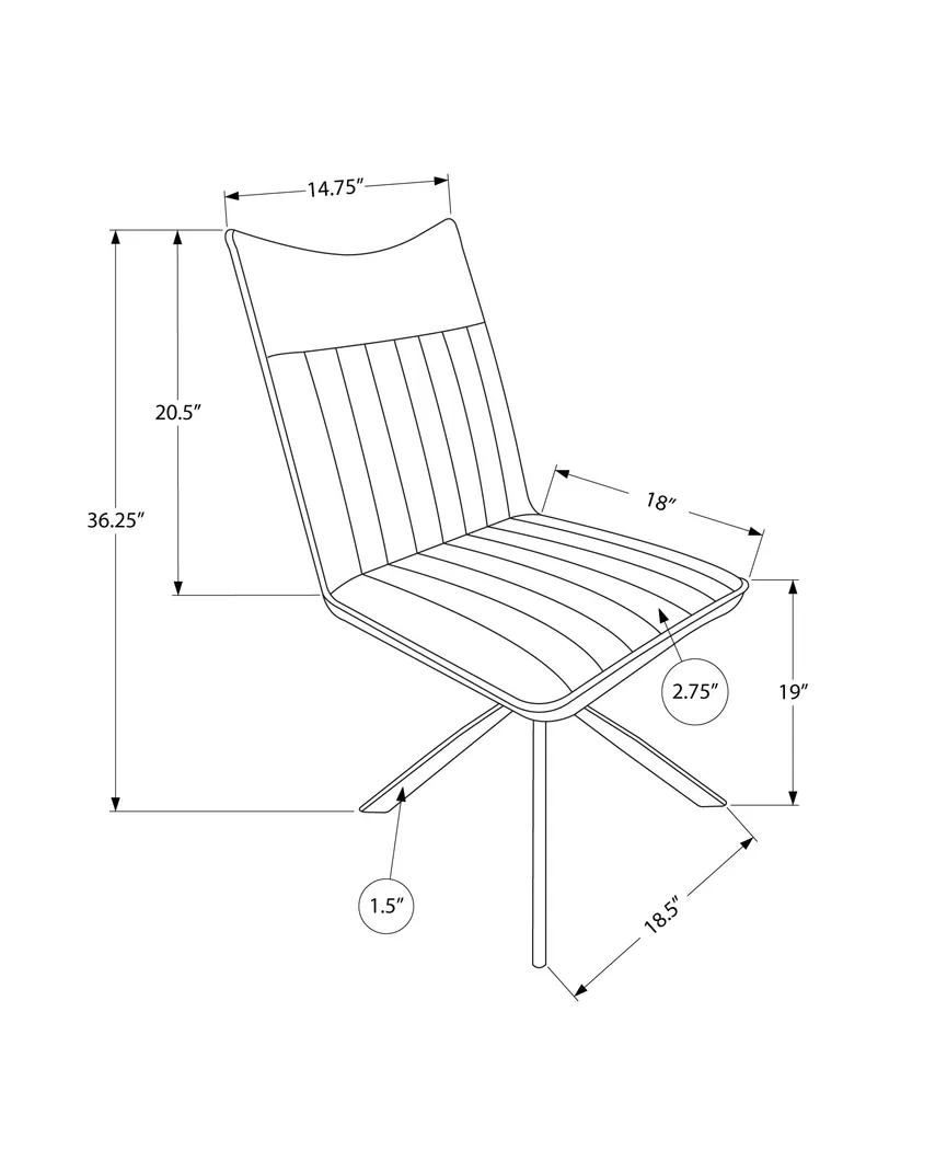 Appaloosa White Side Chair, Set of 2 - Thumbnail - Image 4