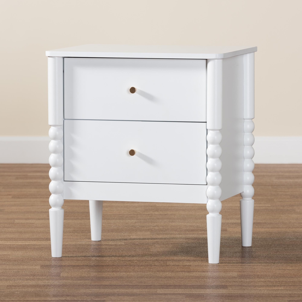 Appiation White Nightstand - Thumbnail - Image 3
