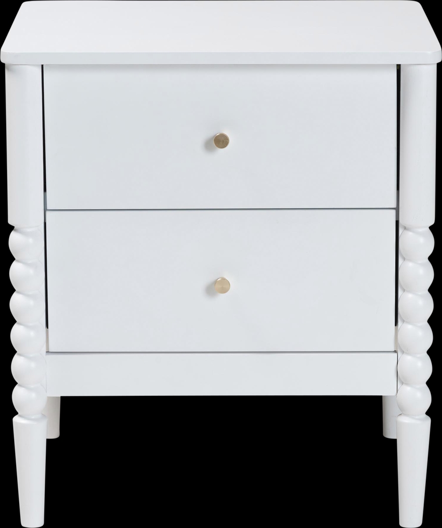 Appiation White Nightstand - Thumbnail - Image 4