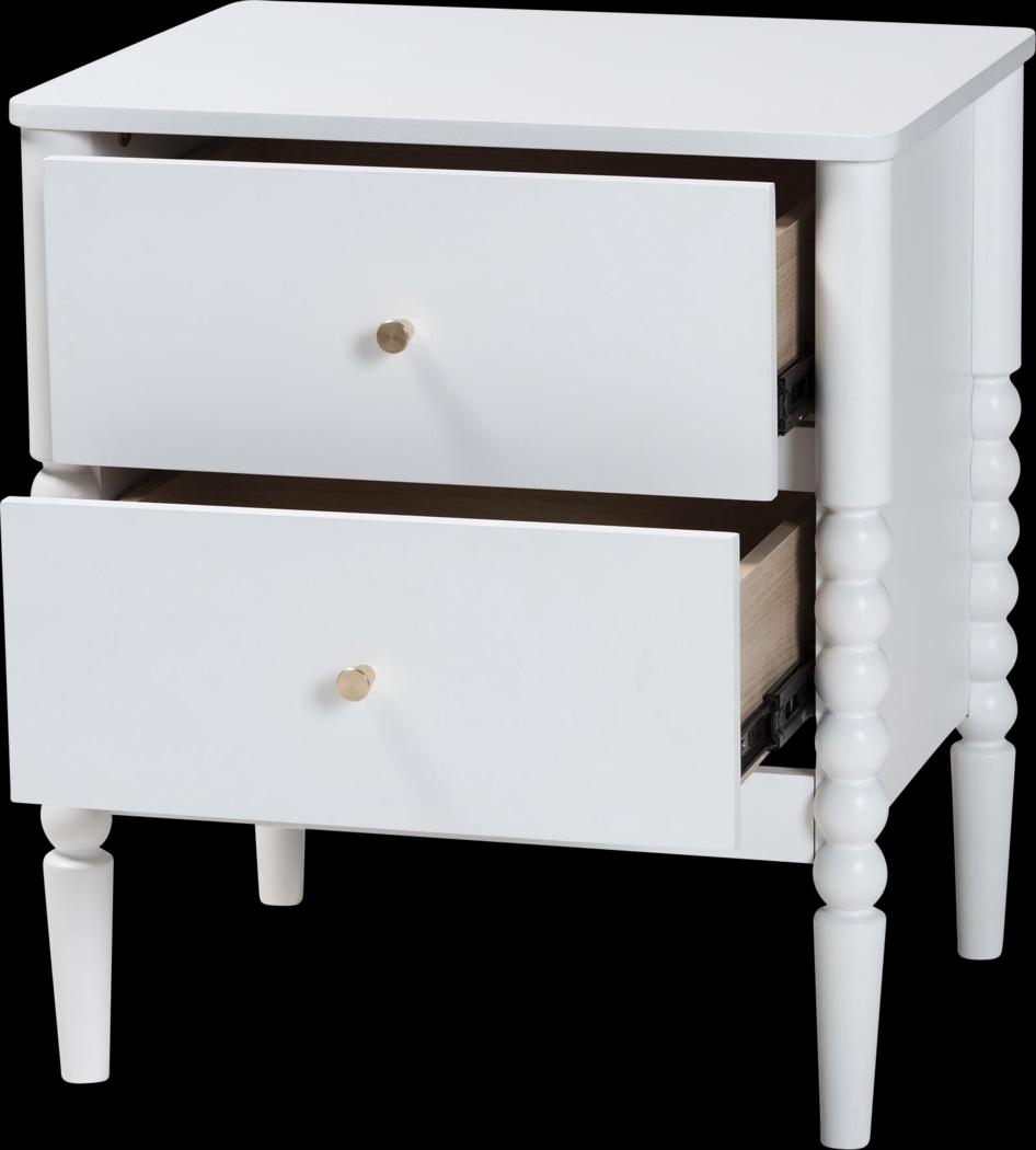Appiation White Nightstand - Thumbnail - Image 9