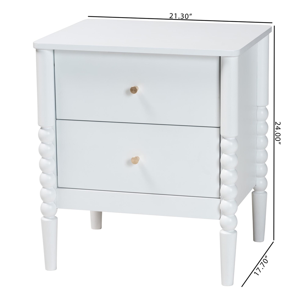 Appiation White Nightstand - Thumbnail - Image 10