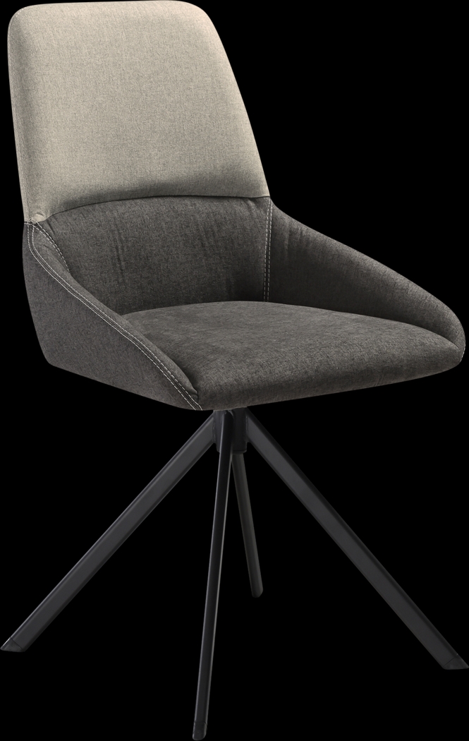Applepar Gray Side Chair, Set of 2 - Thumbnail - Image 3
