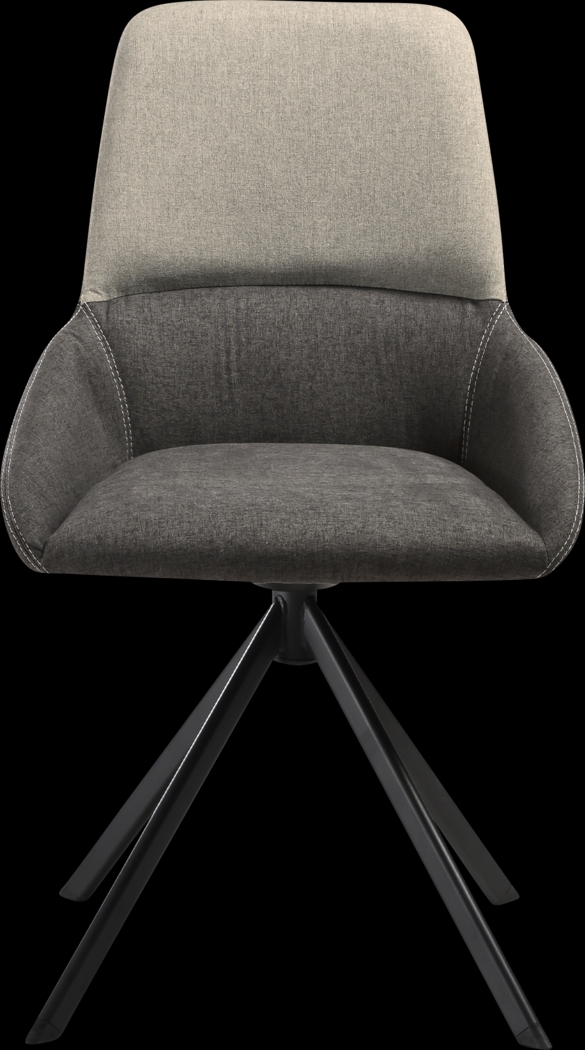 Applepar Gray Side Chair, Set of 2 - Thumbnail - Image 4