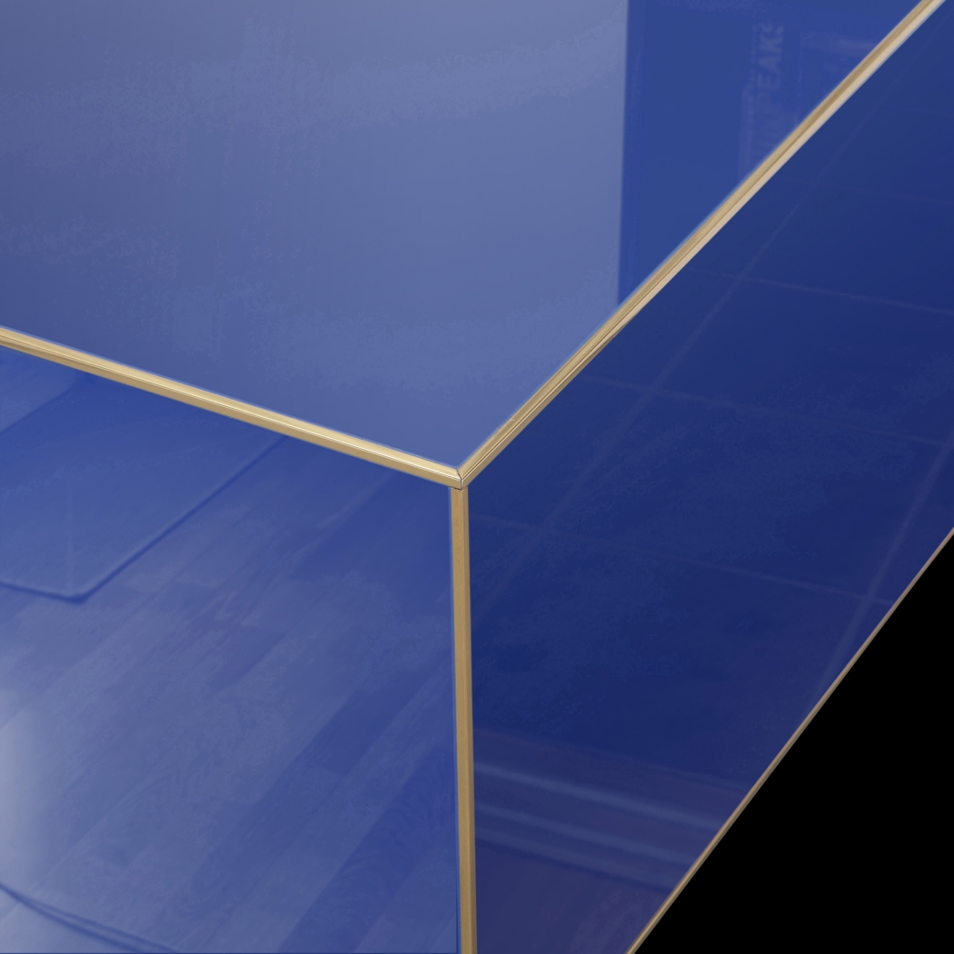 Appley Blue Cocktail Table - Thumbnail - Image 4