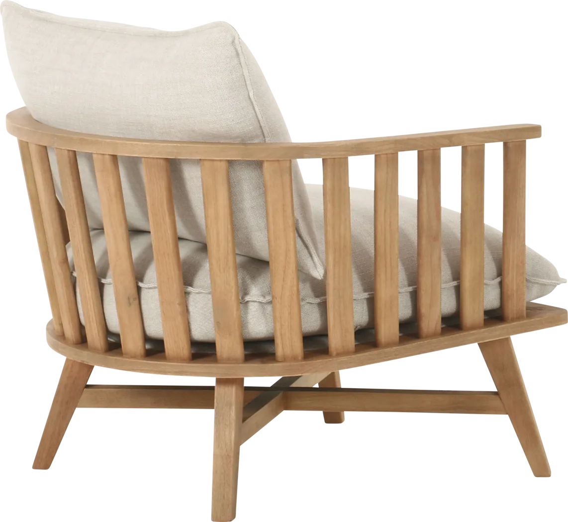 Apricio Beige Accent Chair - Thumbnail - Image 3