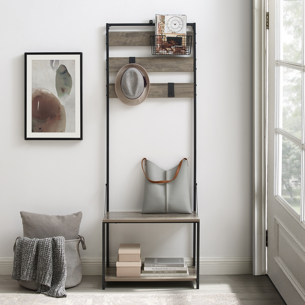 Apricot Glen Gray Hall Tree - Thumbnail - Image 5