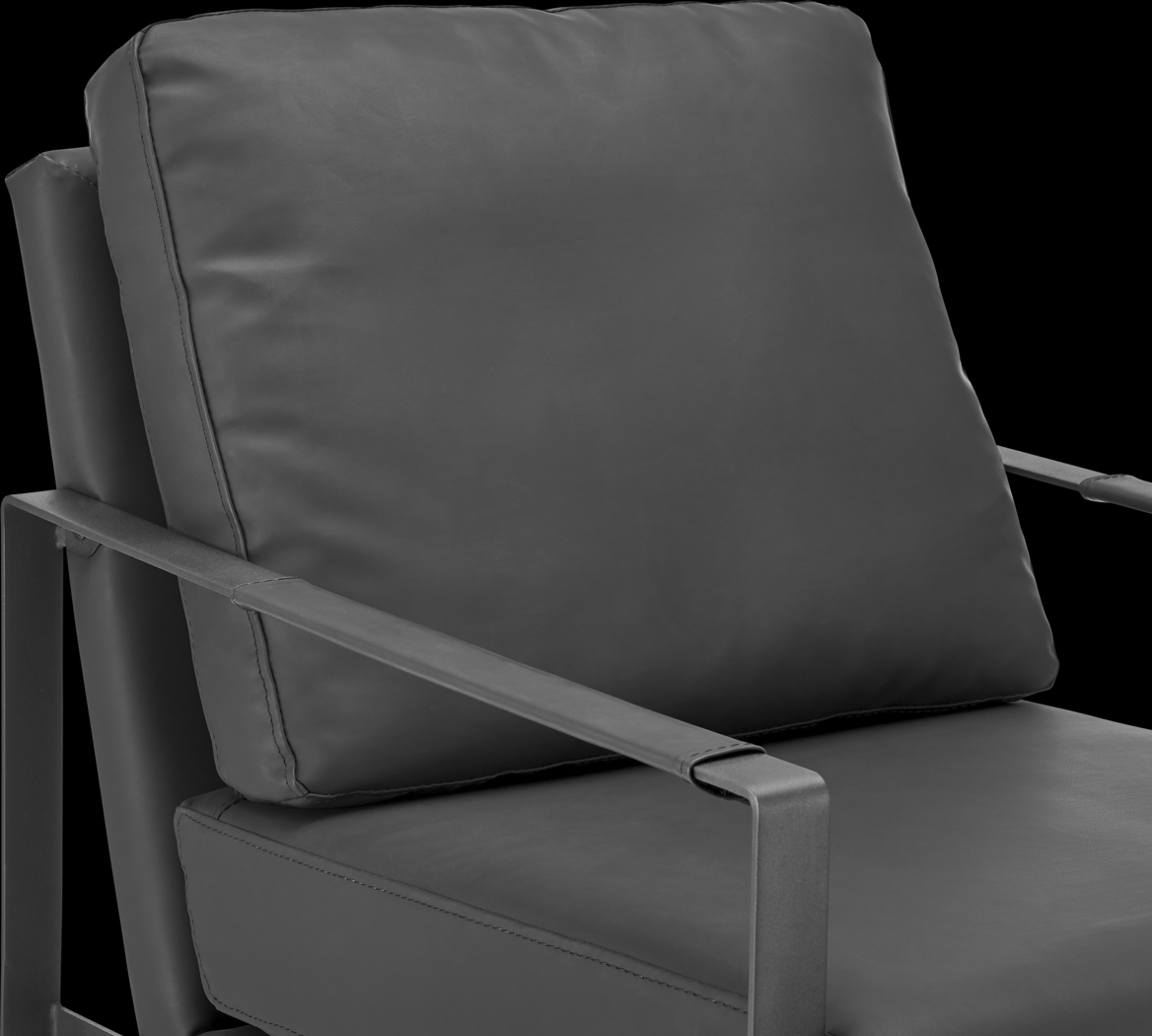 Apricoy Black Accent Chair - Thumbnail - Image 8