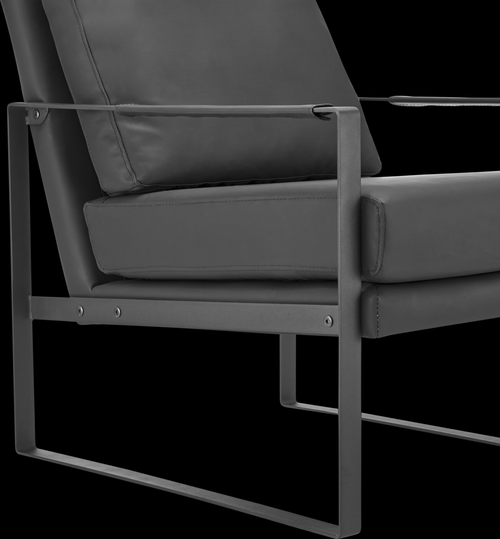 Apricoy Black Accent Chair - Thumbnail - Image 9