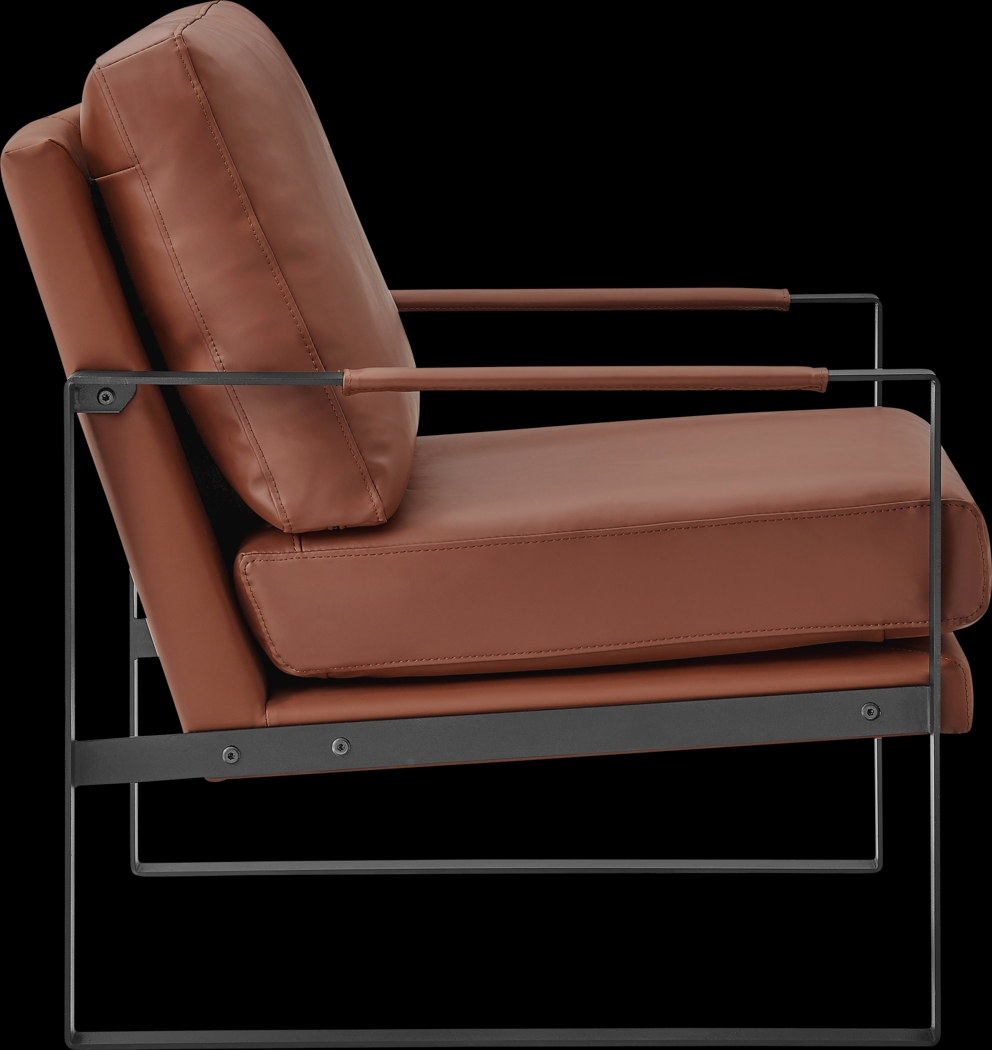 Apricoy Brown Accent Chair - Thumbnail - Image 3