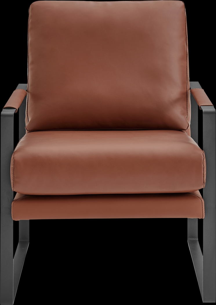 Apricoy Brown Accent Chair - Thumbnail - Image 1