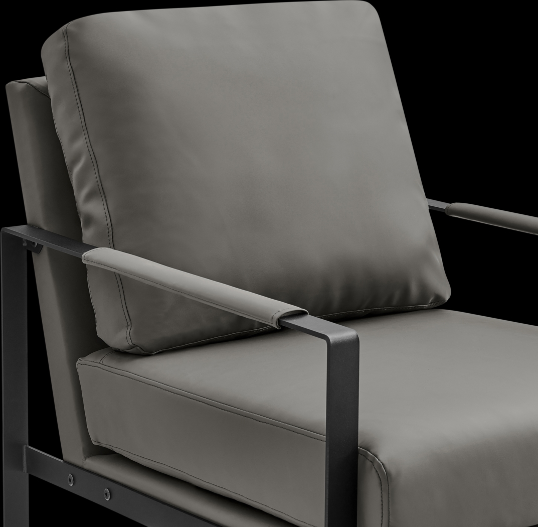 Apricoy Dark Gray Accent Chair - Thumbnail - Image 6