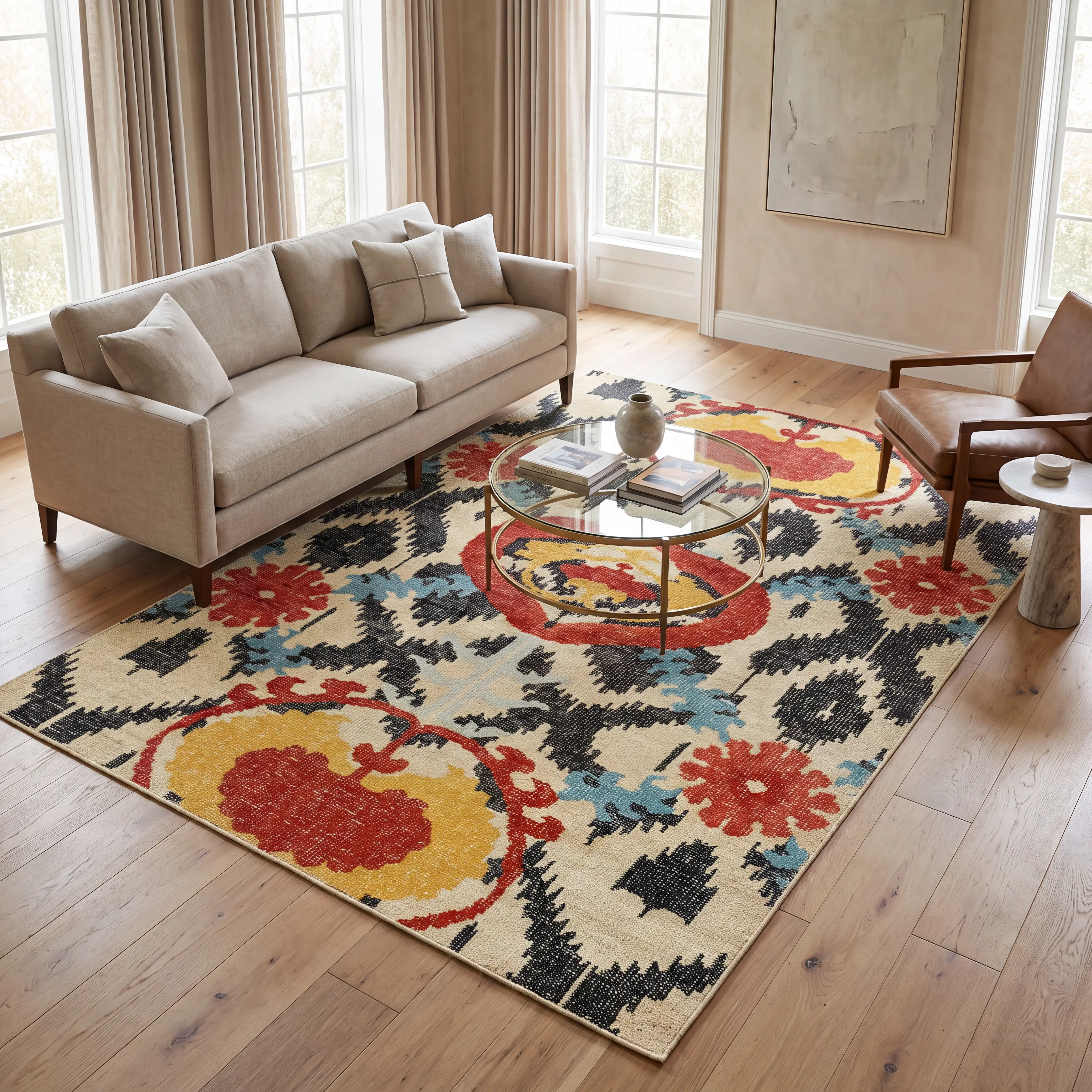 April Ivory 3'6 x 5'6 Rug - Thumbnail - Image 2
