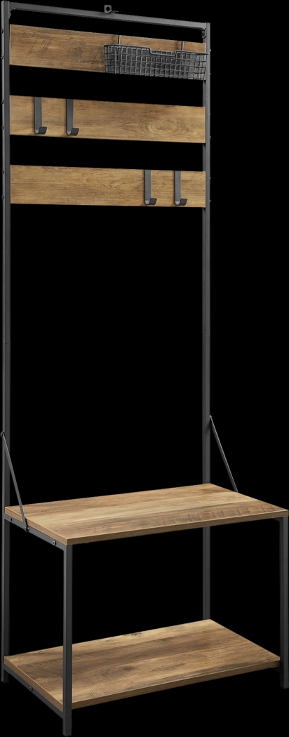 Apricot Glen Brown Hall Tree - Thumbnail - Image 1