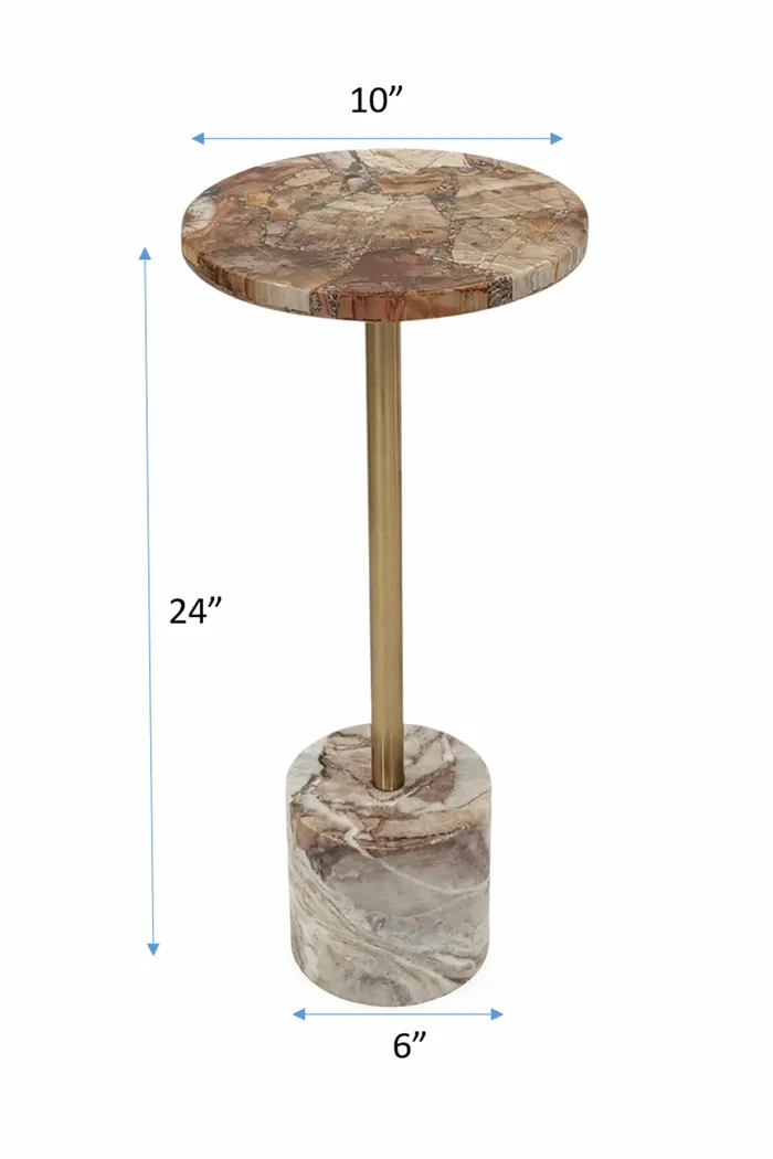 Apteni Gold Accent Table - Thumbnail - Image 7