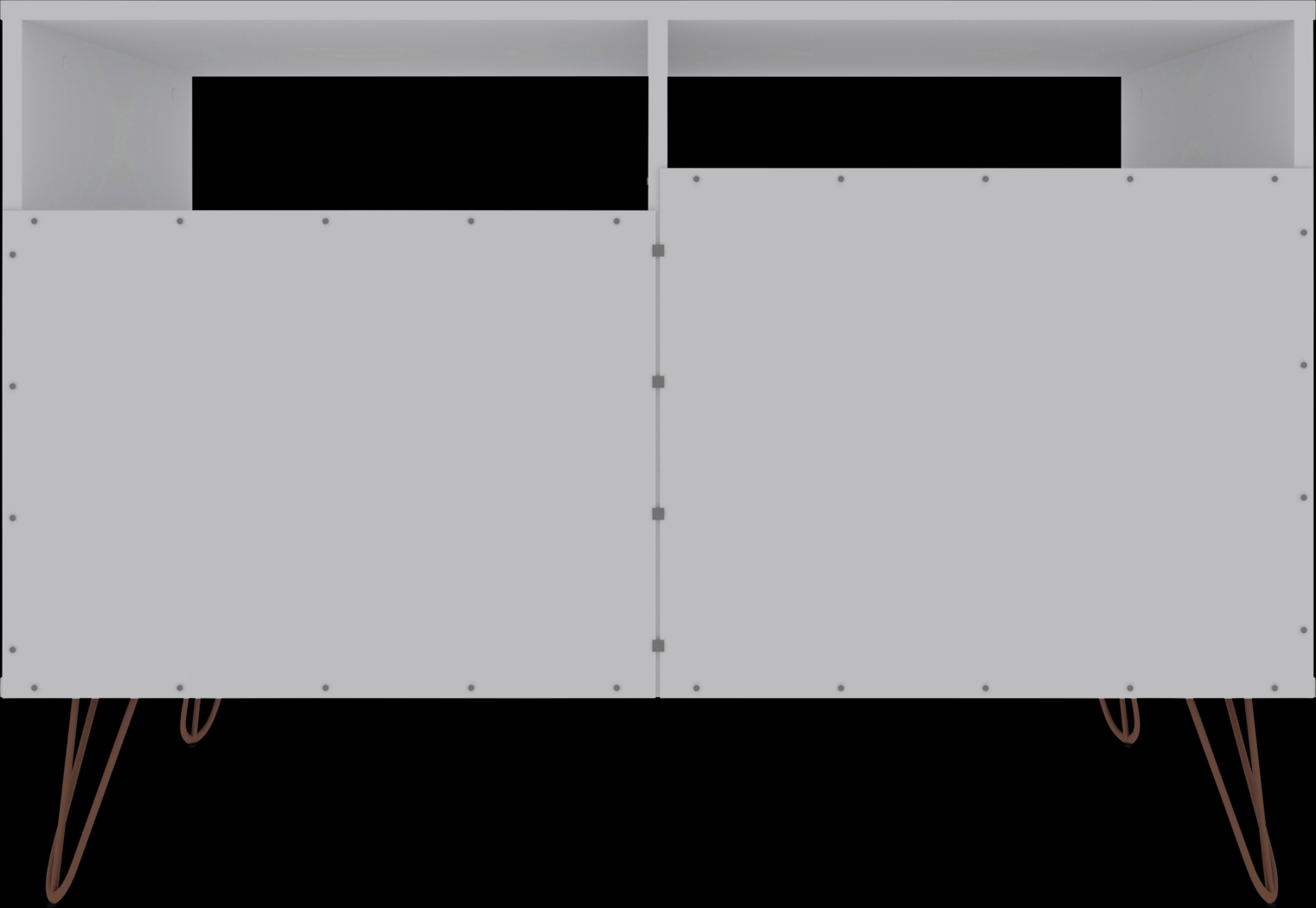 Aptos Lane White 39 in. Console - Thumbnail - Image 3