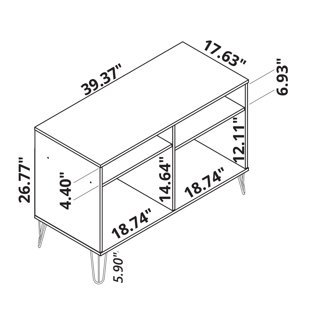 Aptos Lane White 39 in. Console - Thumbnail - Image 10