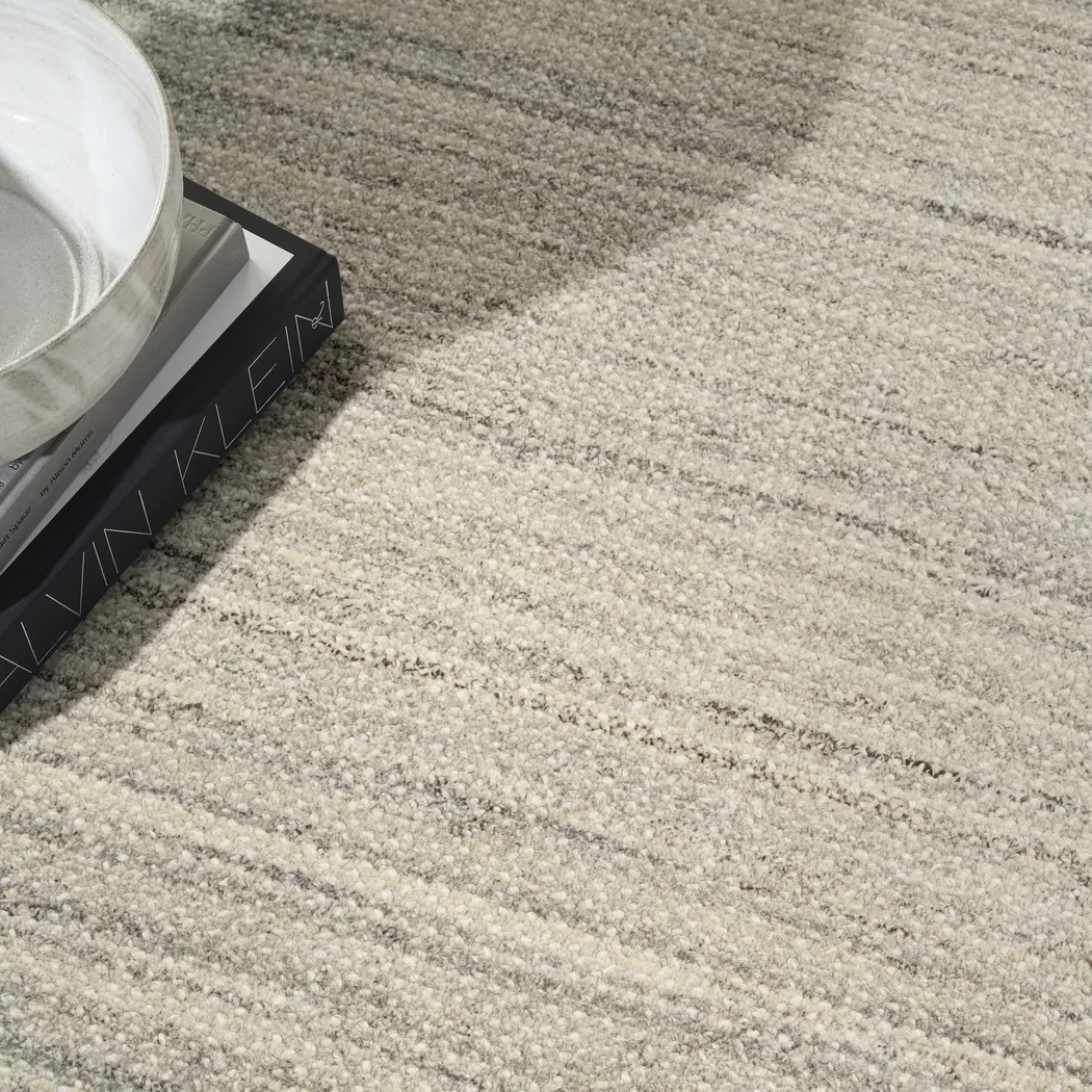 Apulia Gray 9'9 x 13'9 Rug - Thumbnail - Image 5