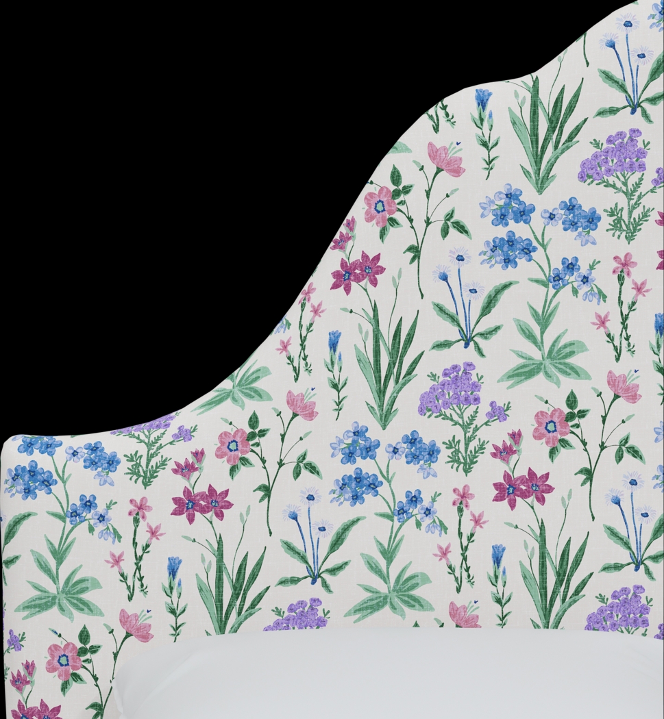 Aquaflor Blue Full Upholstered Headboard - Thumbnail - Image 4