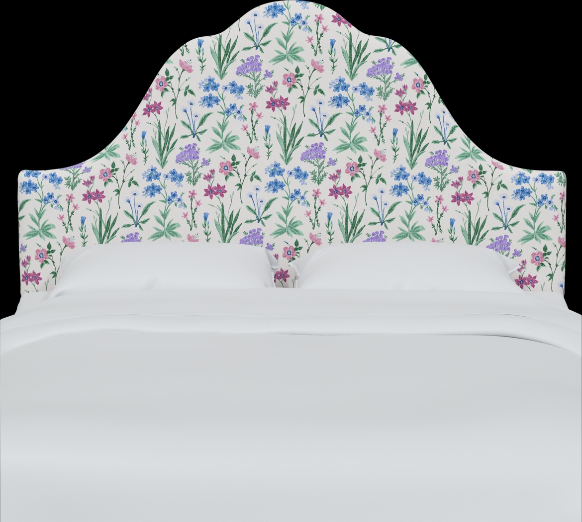 Aquaflor Blue King Upholstered Headboard - Thumbnail - Image 2