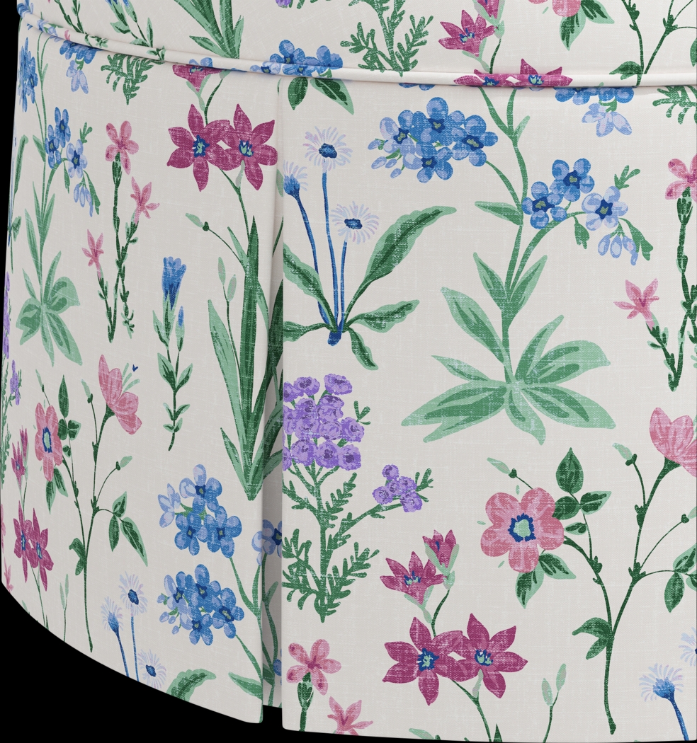 Aquaflor Blue Ottoman - Thumbnail - Image 3