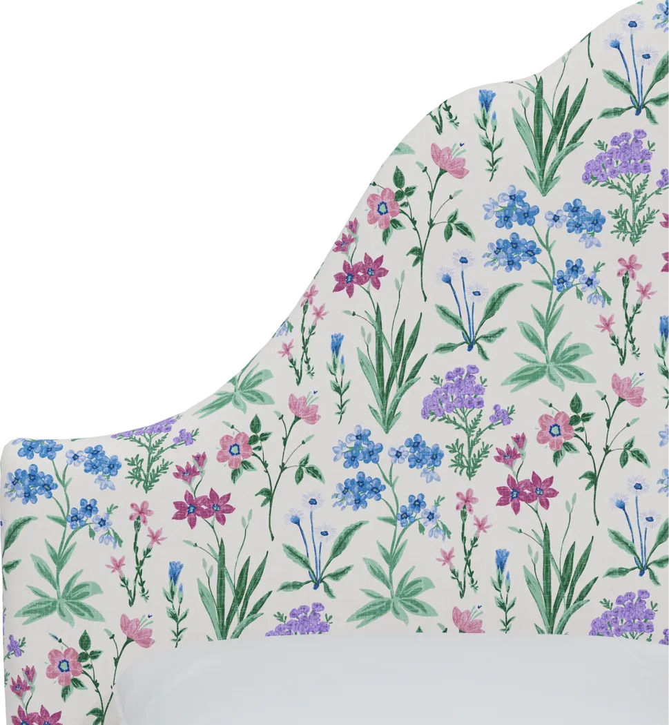 Aquaflor Cream Twin Upholstered Headboard - Thumbnail - Image 4