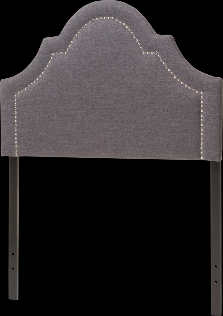 Aqualineay Dark Gray Twin Headboard - Thumbnail - Image 3
