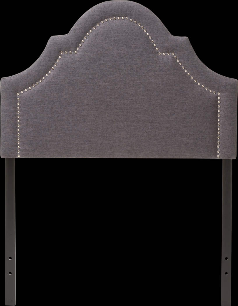 Aqualineay Dark Gray Twin Headboard - Thumbnail - Image 1