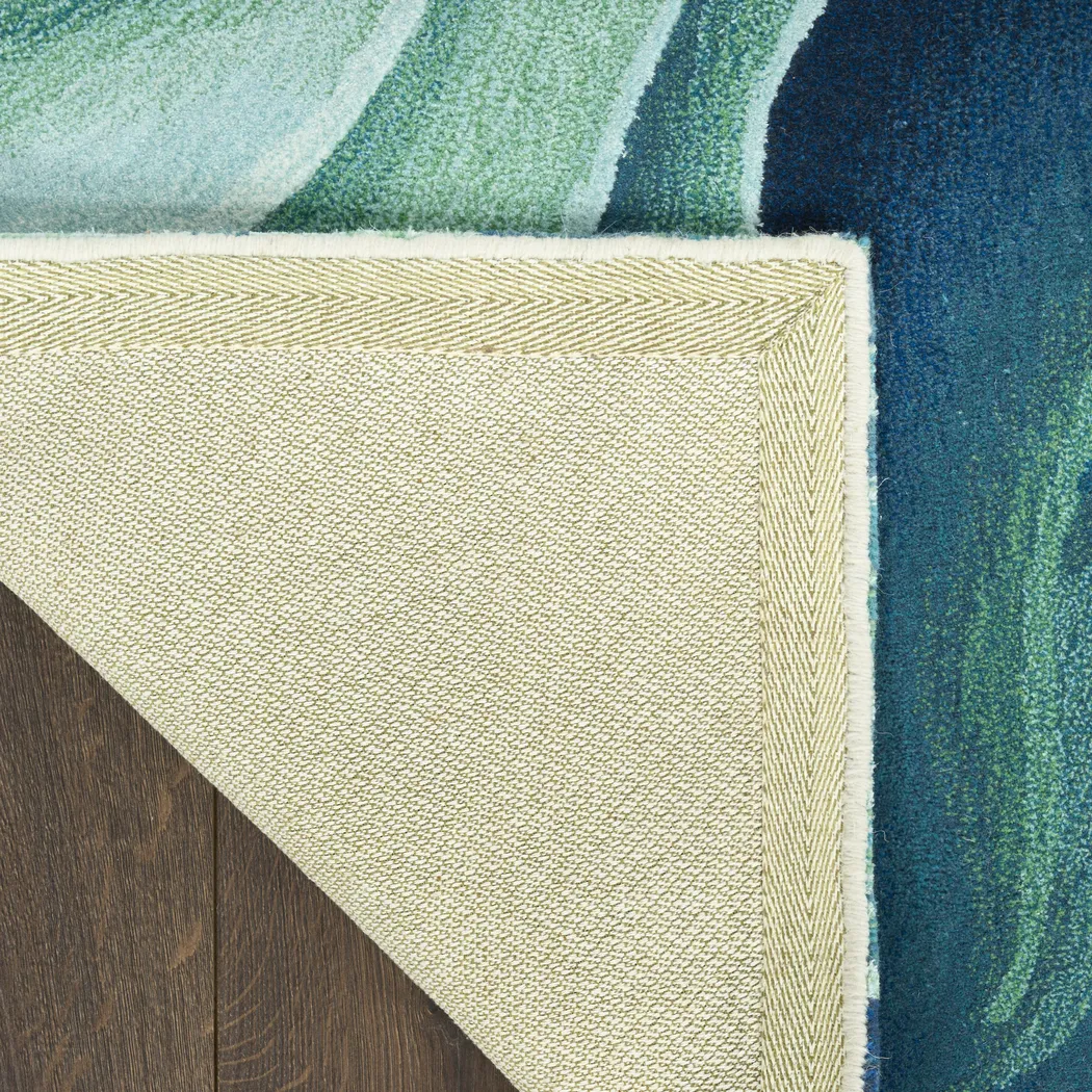 Aqualora Green 5'6 x 7'5 Rug - Thumbnail - Image 4