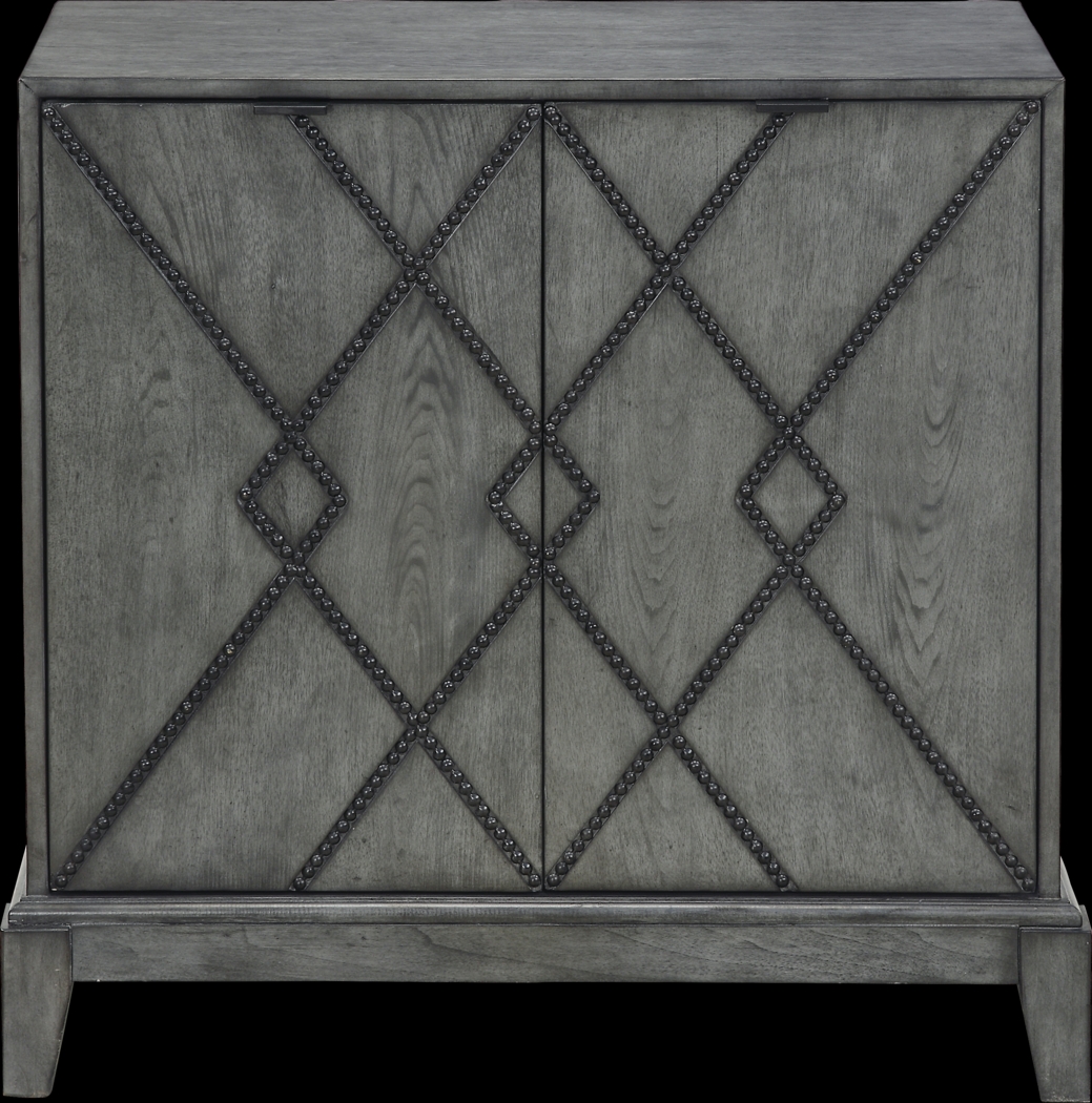 Aquan Gray Accent Cabinet - Thumbnail - Image 2