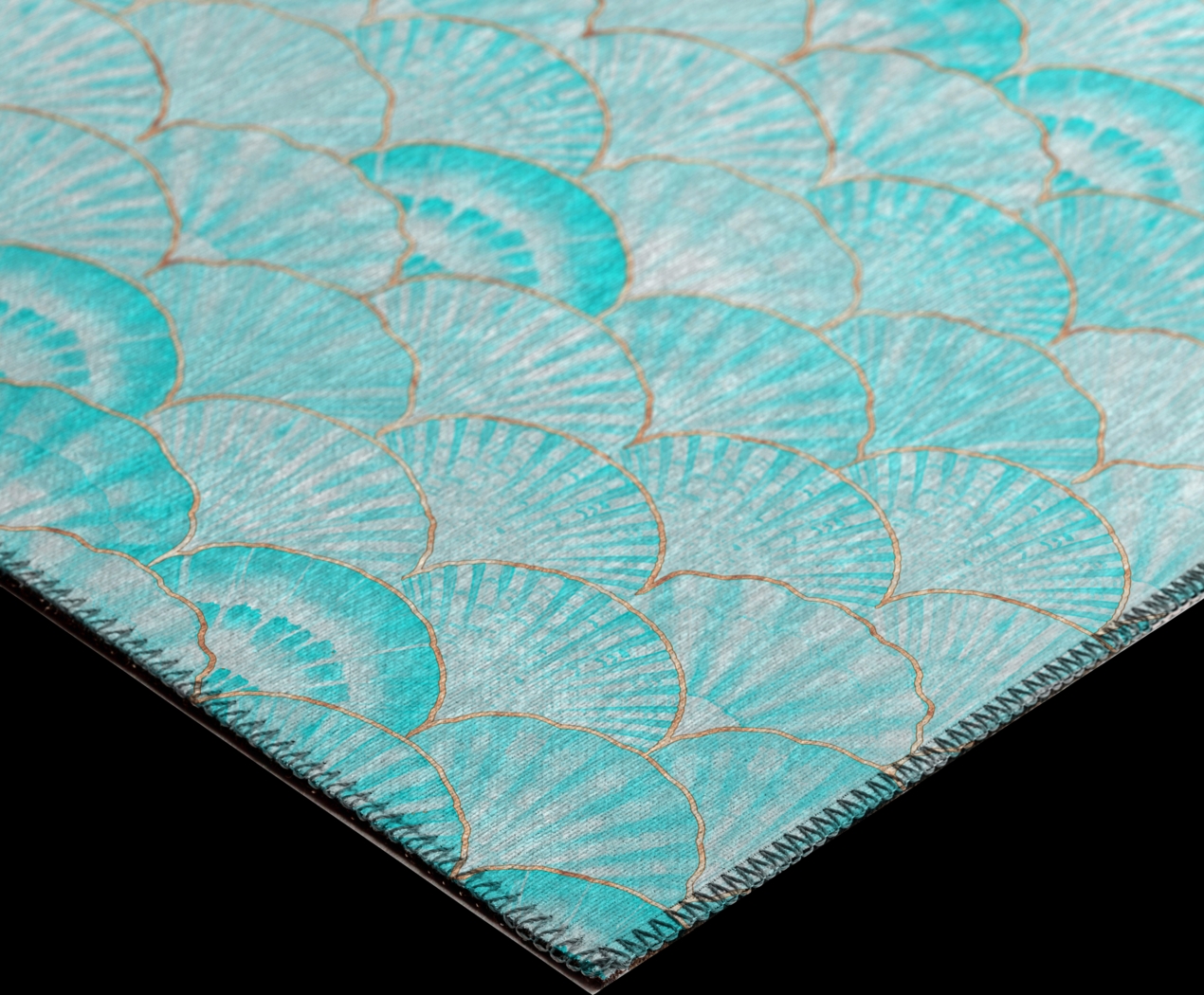 Aquarena Blue 8' x 10' Rug - Thumbnail - Image 4