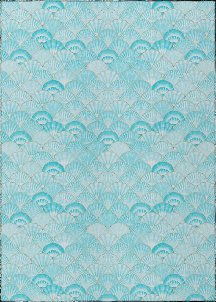 Aquarena Blue 8' x 10' Rug - Thumbnail - Image 1