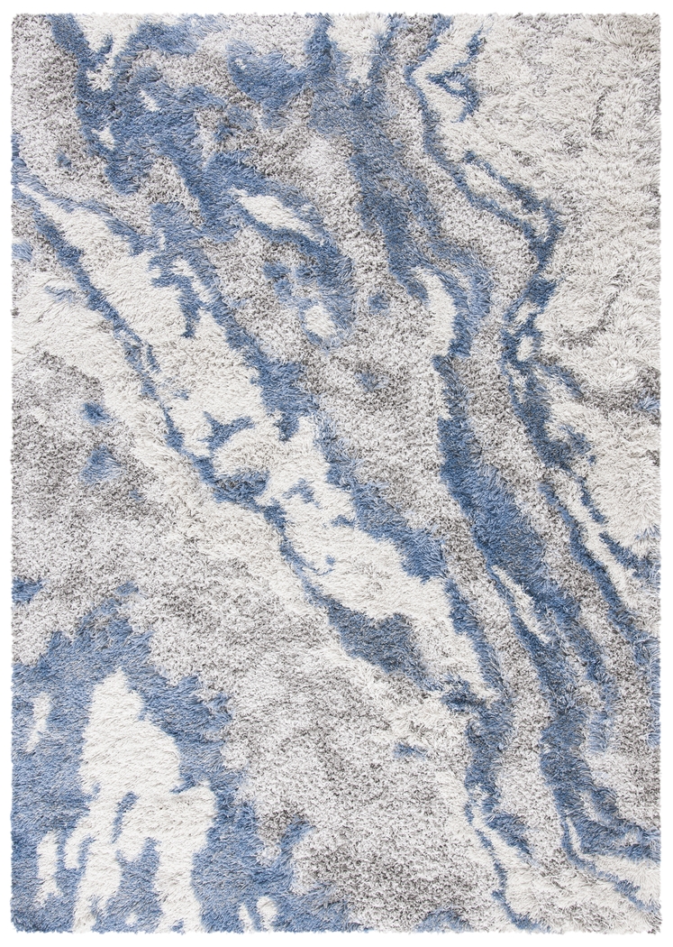 Aquatica Blue 5'3 x 7'7 Rug - Thumbnail - Image 1
