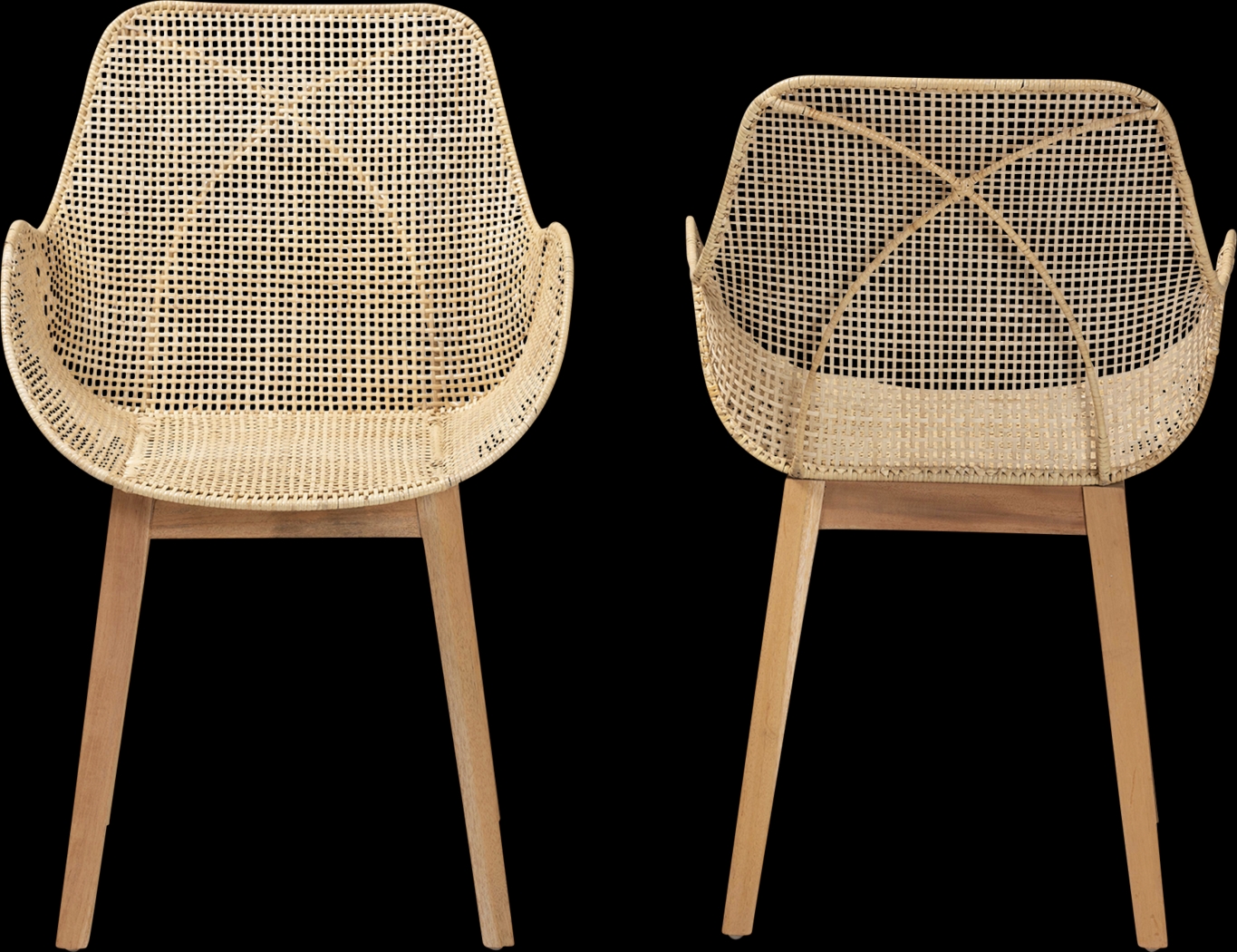 Aquidneck Natural Arm Chair, Set of 2 - Thumbnail - Image 4