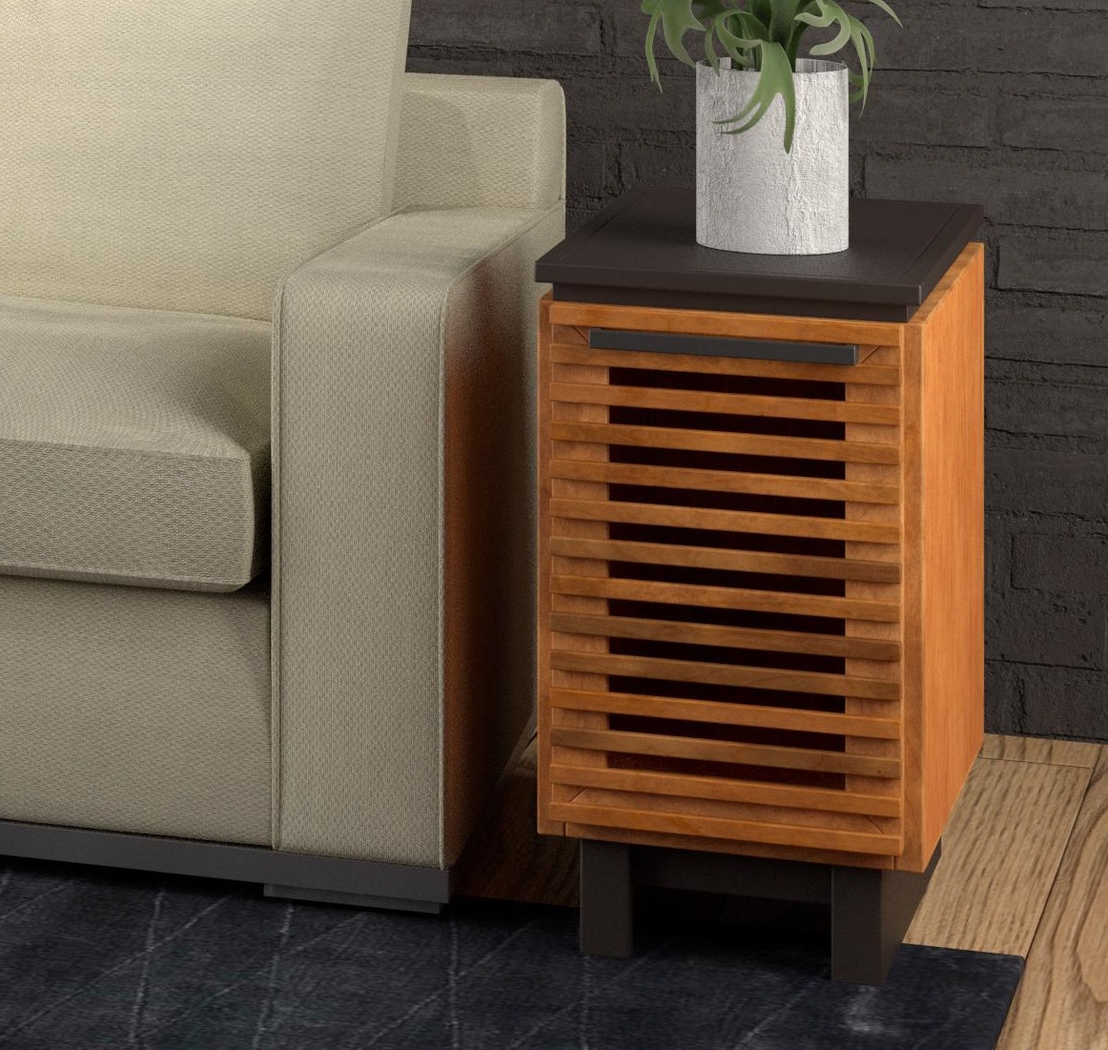 Aquil Brown Chairside Table - Thumbnail - Image 3