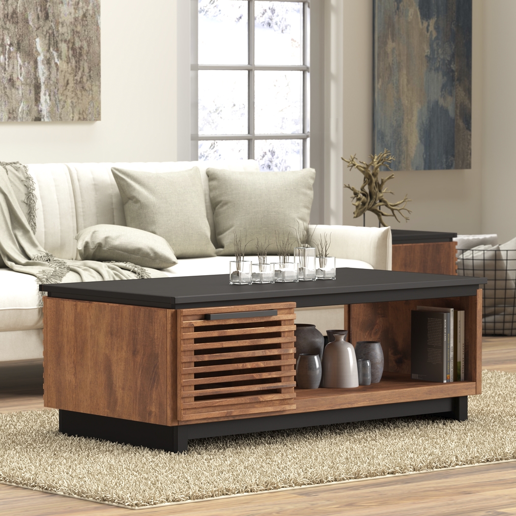 Aquil Brown Cocktail Table - Thumbnail - Image 3
