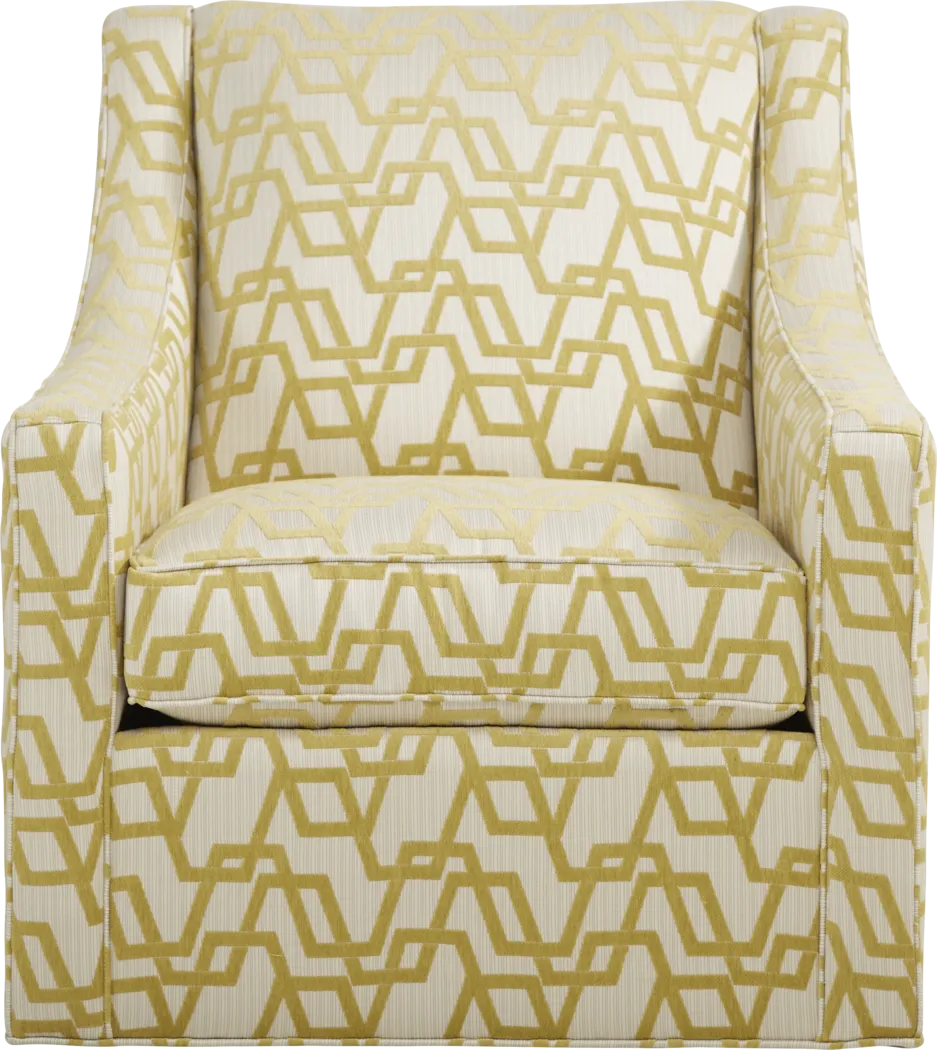 Arabela Gold Accent Swivel Chair - Thumbnail - Image 2