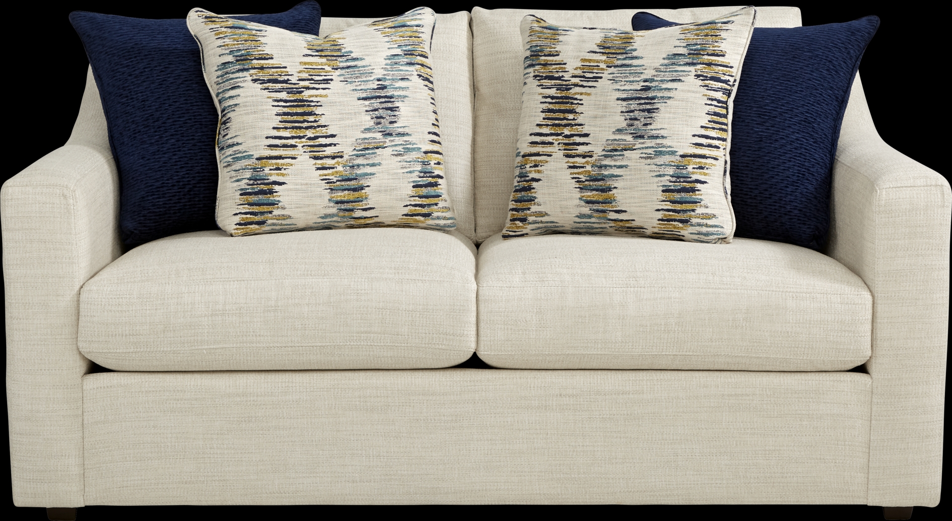 Arabela Ivory Loveseat - Thumbnail - Image 1