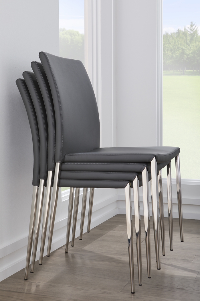 Aracobra Gray Dining Chair, Set of 2 - Thumbnail - Image 6