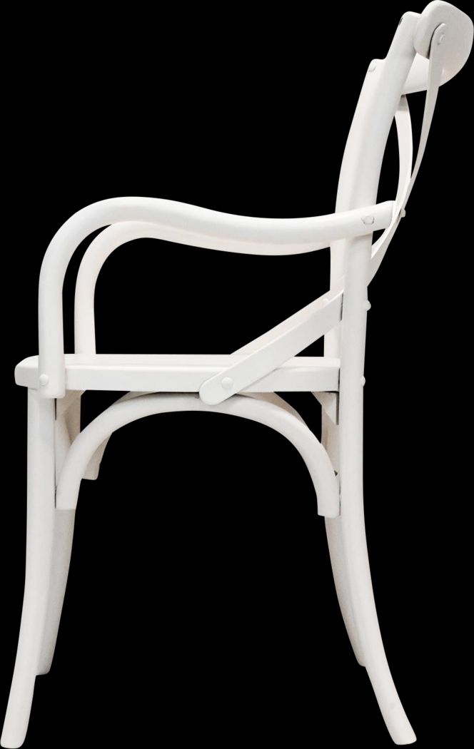 Araeno White Dining Chair, Set of 2 - Thumbnail - Image 2