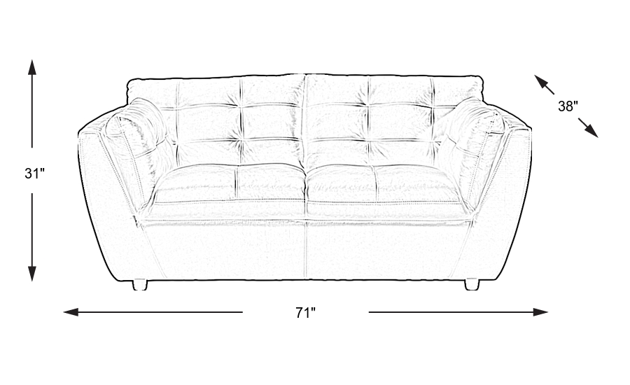 Dimension Image. Please refer to the Dimension Tab on this page for dimension details.