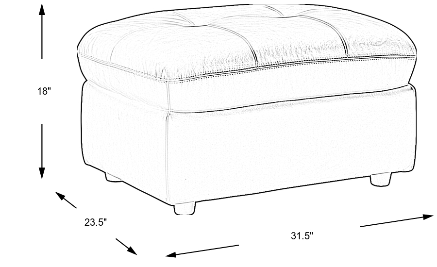 Dimension Image. Please refer to the Dimension Tab on this page for dimension details.