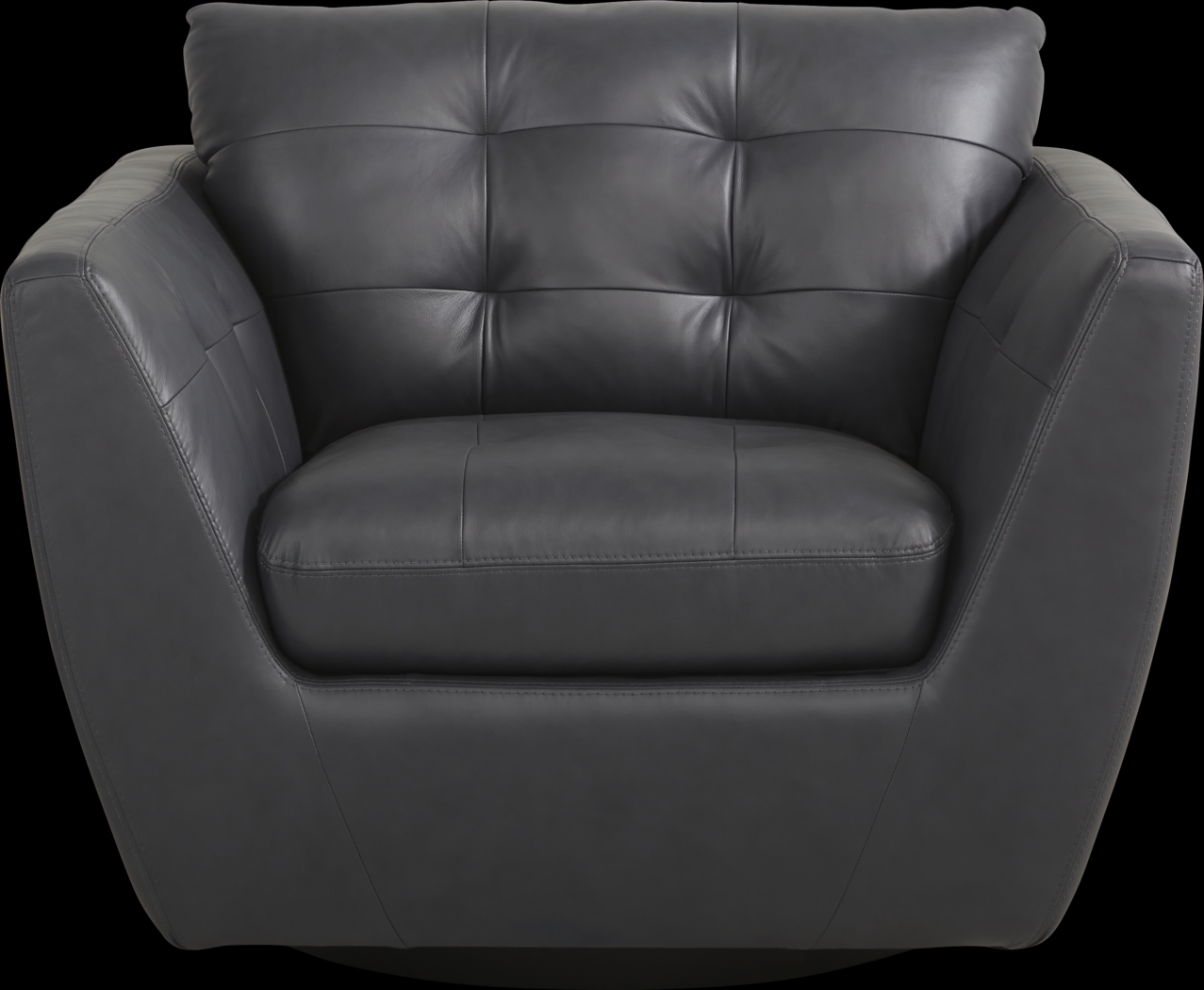 Aragon Blue Leather 8 Pc Living Room - Thumbnail - Image 5