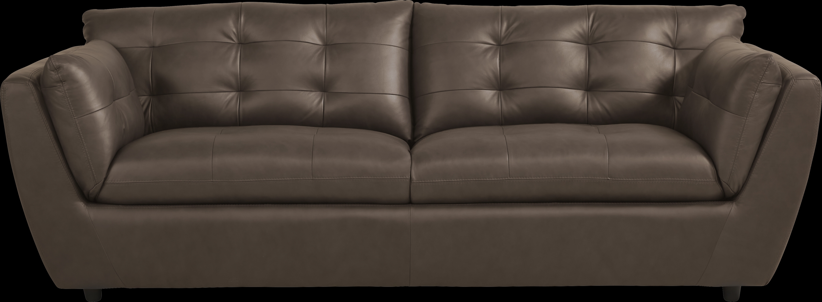 Aragon Brown Leather 6 Pc Living Room - Thumbnail - Image 2