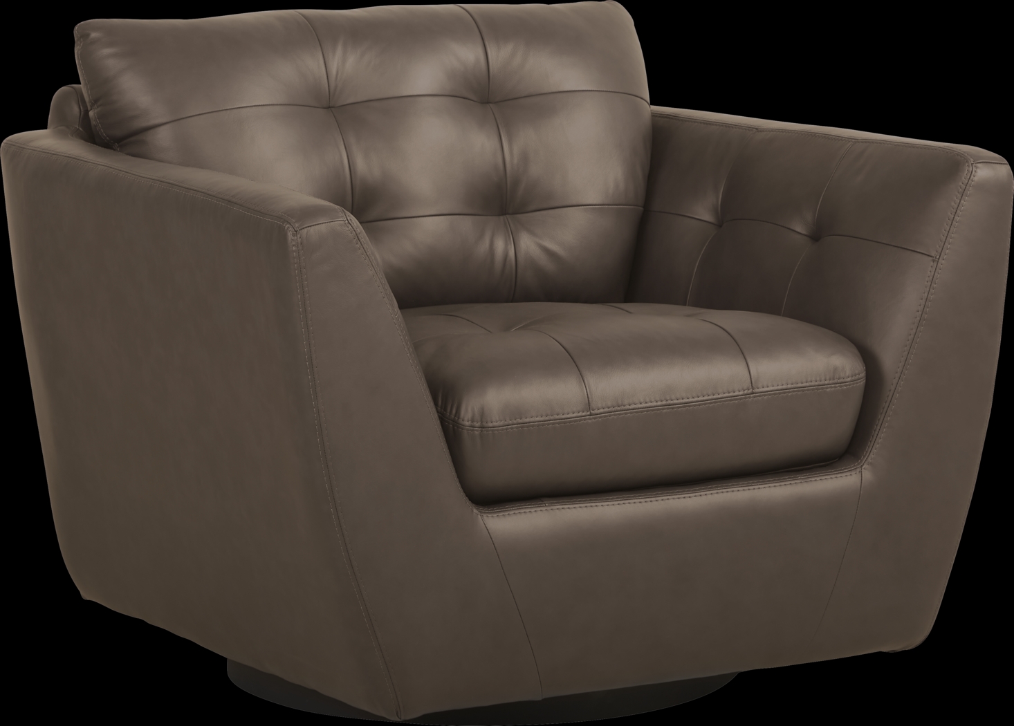 Aragon Brown Leather 6 Pc Living Room - Thumbnail - Image 5