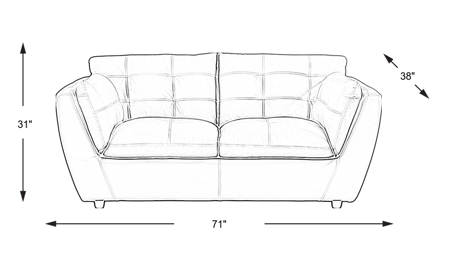 Dimension Image. Please refer to the Dimension Tab on this page for dimension details.