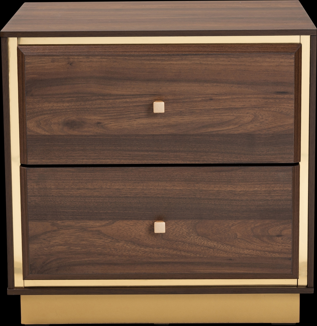 Aralena Brown Nightstand - Thumbnail - Image 4