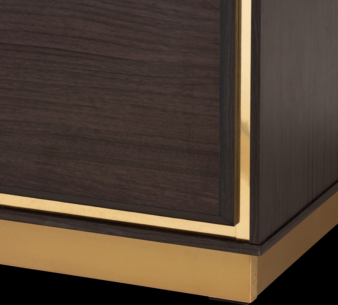 Aralena Dark Brown 63 in. Console - Thumbnail - Image 5