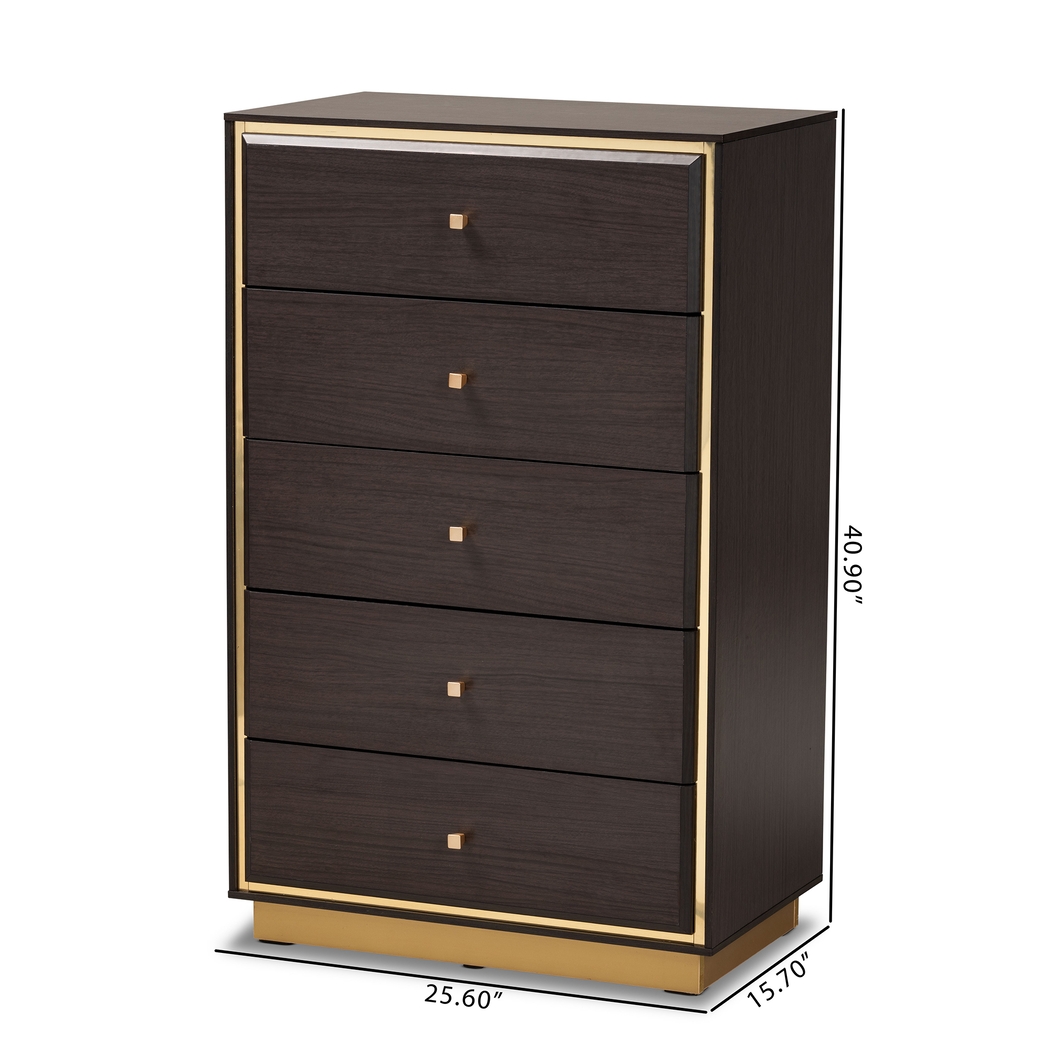 Aralena Dark Brown Chest - Thumbnail - Image 10